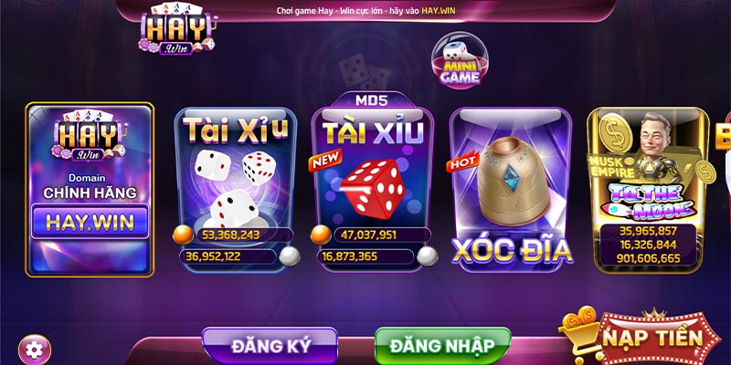 Giới thiệu sơ lược về cổng game HAYWIN